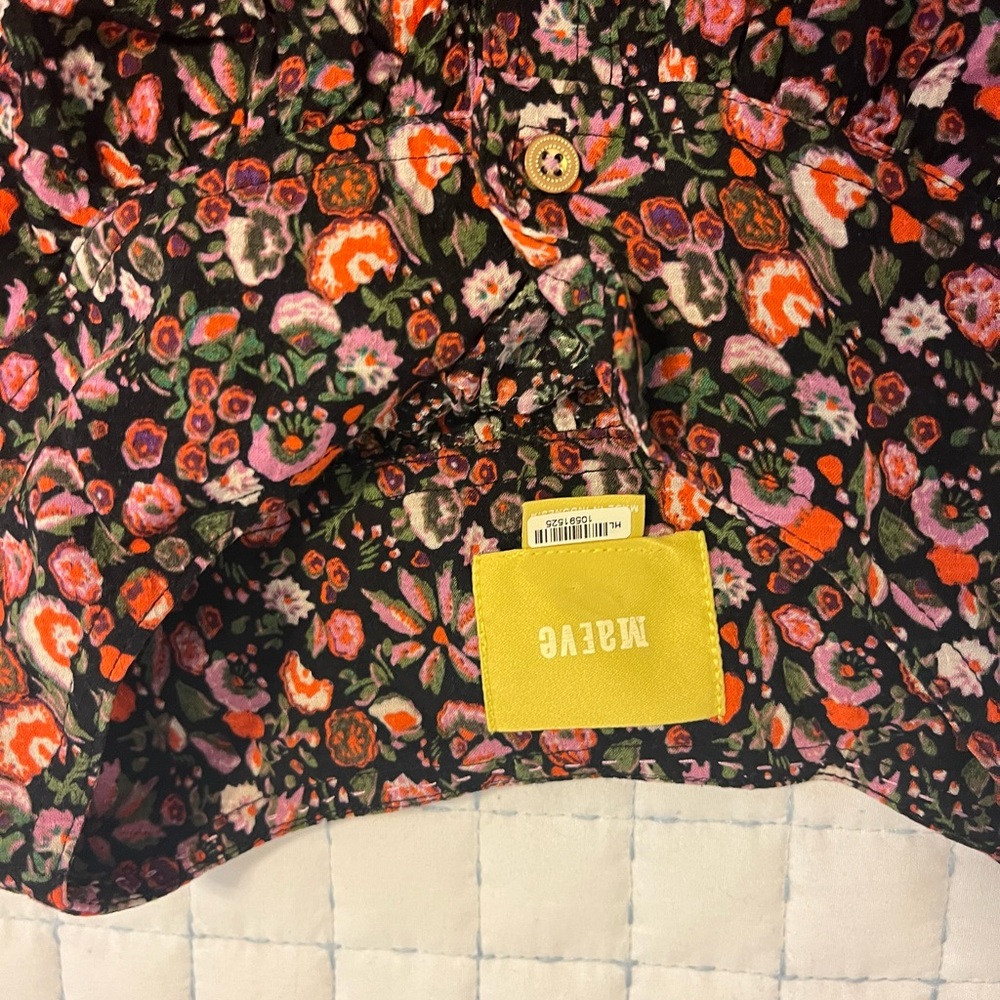 Anthropologie Maeve Ditsy Floral Button up shirt - Picture 5 of 7